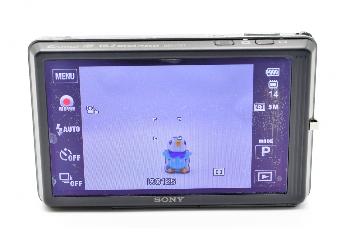 Sony Cyber-shot DSC-TX7 10.2 MP Digital Camera - Black for