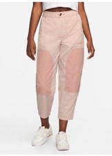 NWT Nike Sportswear Swoosh High Waisted Woven Pants Pink Oxford Sz L