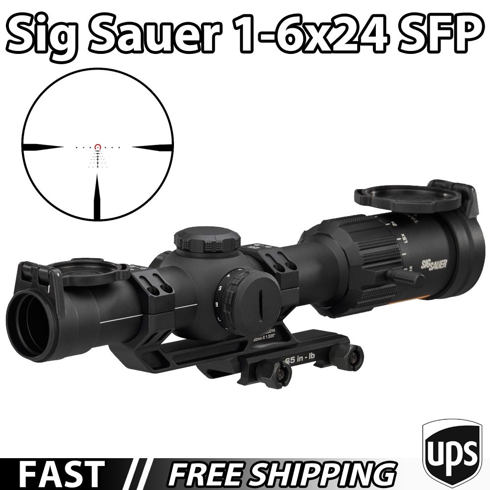 Sig Sauer TANGO MSR 1-6x24mm SFP Scope w/ Mount - SOTM61000