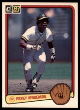 1983 Donruss Rickey Henderson #35 NM or Better Combine Shipping