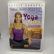Leslie Sansone: Walk Away the Pounds - Yoga Basics/Yoga Walk (DVD, 2014)