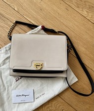Salvatore Ferragamo Leather Cross Body Bag Authentic With Dust Bag