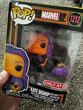 Funko Pop! Vinyl: Marvel - Kate Bishop with Lucky (Black Light) - Target...