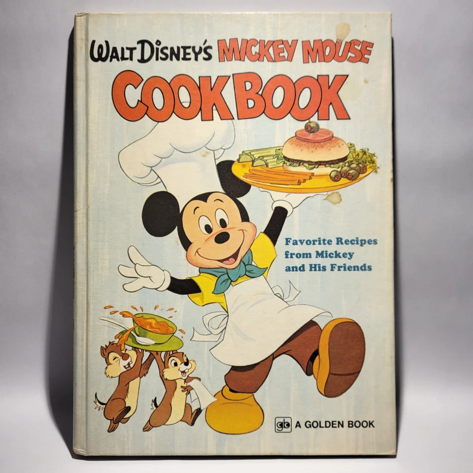 Libro de cocina Walt Disney’s Mickey Mouse 1975 vintage tapa dura recetas infantiles  Foto 2 de 4