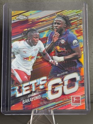 Topps Chrome Bundesliga Johan Bakayoko Lets Go Case Hit RB Leipzig SSP