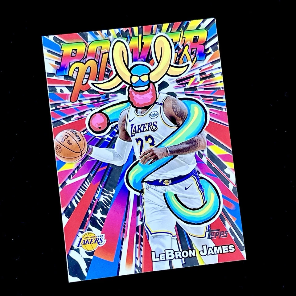 1/1 LEBRON JAMES 🔥 2025 TOPPS POWER PLAYERS SSP 🔥 NEW PENINI: ONE OF ONE ART - Image 2 of 4
