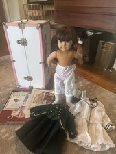 American Girl Samantha doll and trunk with accessories from the 90’s