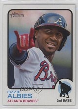 2022 Topps Heritage High Number Image Variation Ozzie Albies #378 gh4