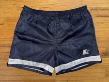 Starter Nylon Shorts Vintage 80  S BOYS 7 Sprinter Shiny Satin Retro Glanz
