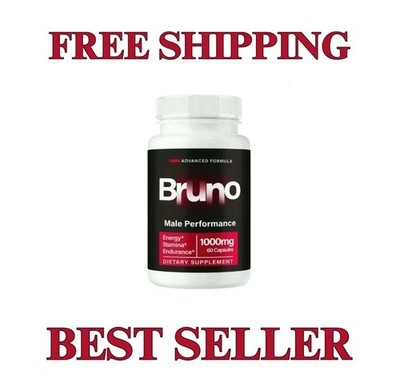 1 Pack - Bruno ED Pills for Advanced Male Enhancement Performance & Energy 60ct