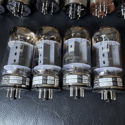 Röhren TAD Quad 6550A-STR  4Stk. Amplifier Verstärker metal base