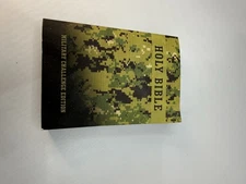 Military Challenge Edition Holy Bible Camouflage Cover American Bible Society