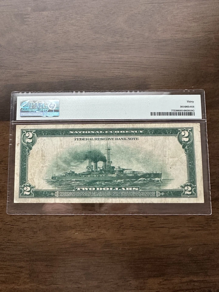 1918 2 battleship note Another Hard District Minneapolis Pmg30 - Image 2 of 2