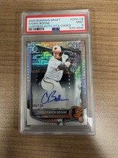2025 Bowman Draft Caden Bodine Chrome Refractor psa 9