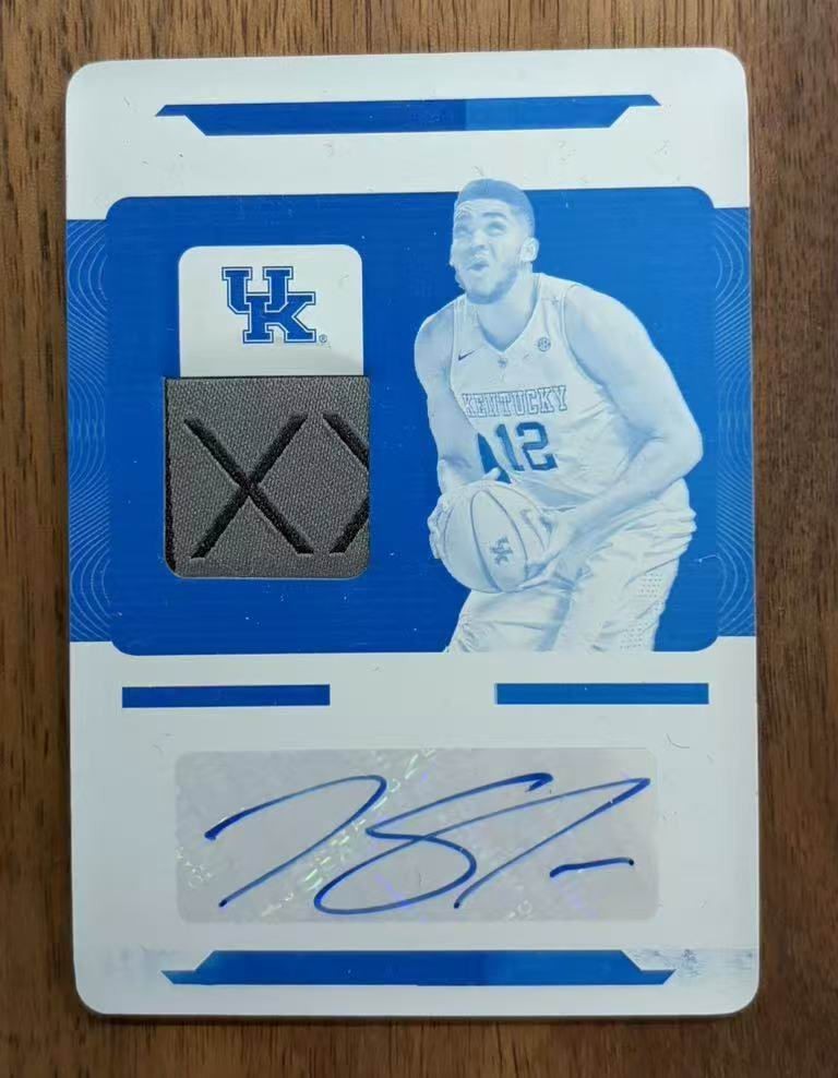 その他 Karl Anthony Towns National Treasures /5 2021 National Treasures Collegiate Plate Patch Auto 1/1 Karl