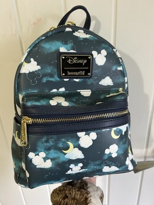 Disney Mickey Mouse Clouds Loungefly Rucksack Blau BoxLunch