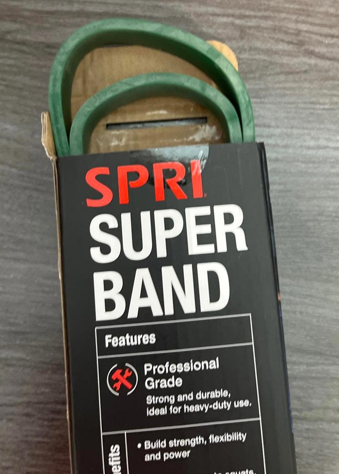 SPRI Super Band Medium Resistance Green New Open Box