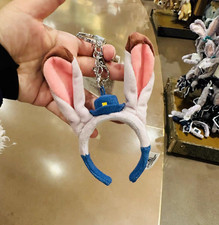 Genuino Shanghai Disney Zootopia Judy Oreja Diadema Llavero Exclusivo Nuevo