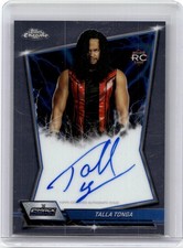 2026 Topps Chrome WWE #BBA-TAL Talla Tonga Blue Brand Autographs