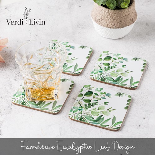 Cork Placemats Set of 6 and Matching Coasters (12 Pieces) - Heat Resistant Co... - Picture 9 of 9
