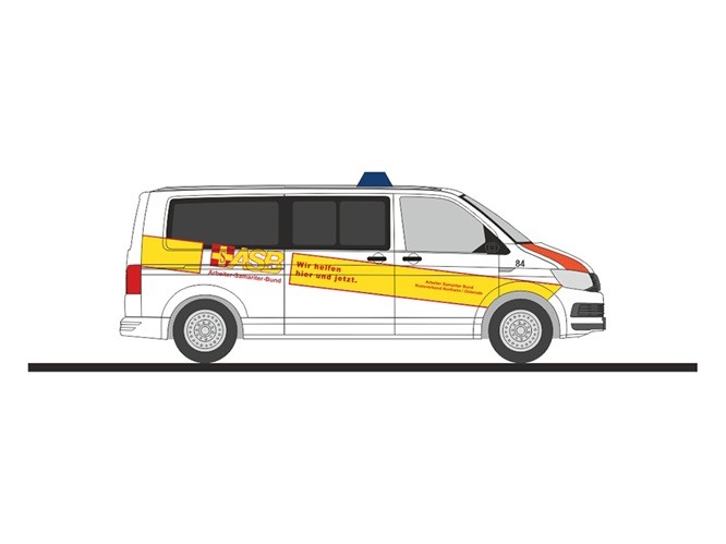Rietze 53794 - 1/87 Volkswagen T6 ASB Northeim / Osterode - New