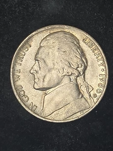 1986-D Jefferson Nickel — photo from another recent sale