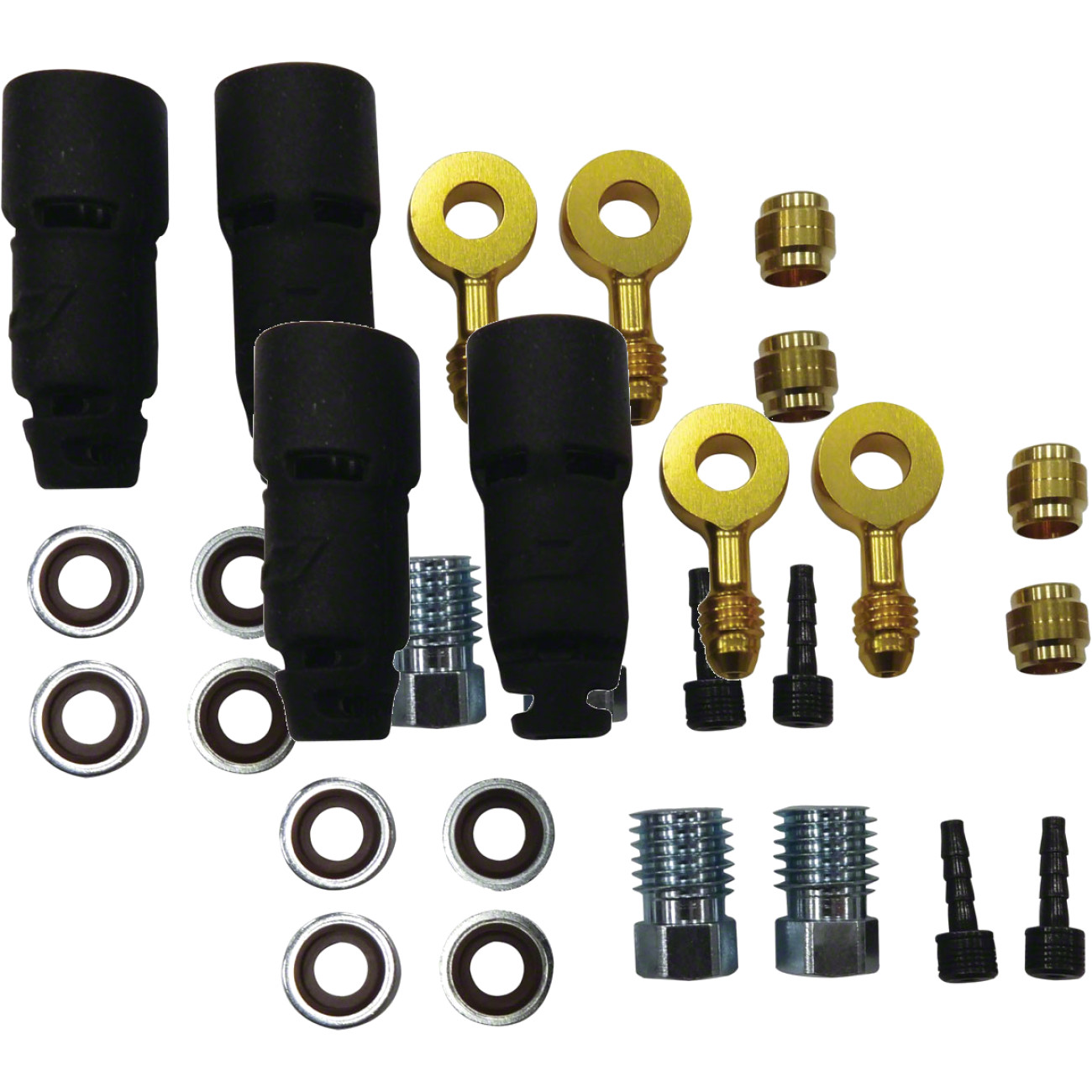 Комплект из 2-х быстросъемных переходников для гидравлического шланга дискового тормоза Jagwire Pro 7390₽