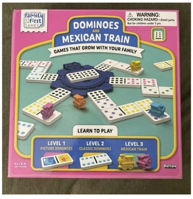 Dominoes and Mexican Train SEALED Buffalo Games Party Family First Games