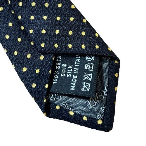 Versace Men's Neck Tie Butterfly Print Black - Picture 3 of 6