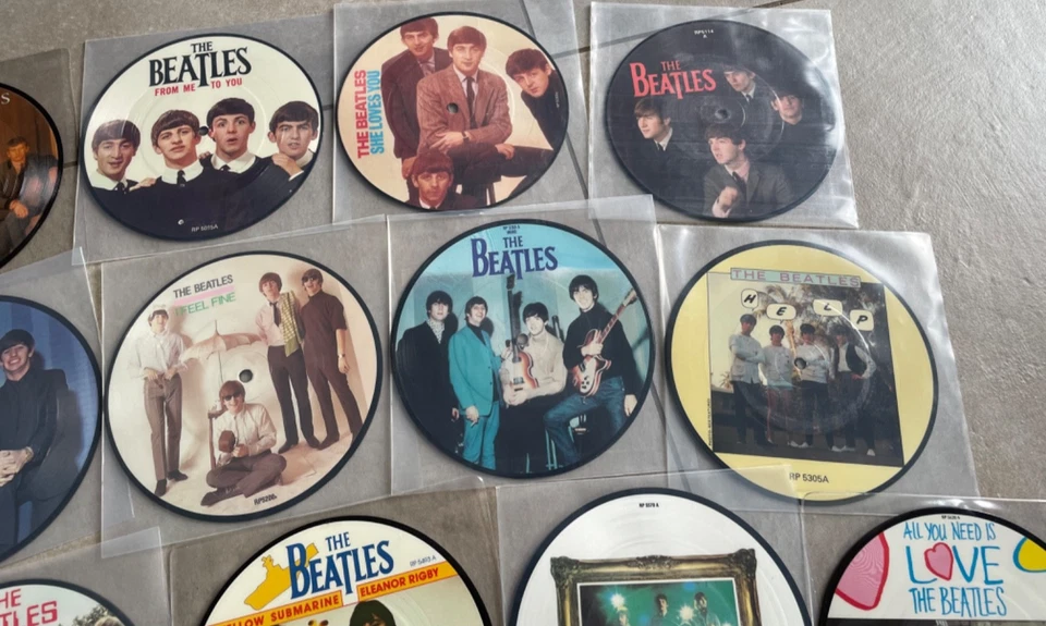 The Beatles "20th Anniversary Picture Disc, komplettes Set - 22Stk. (Vinyl 7") - Bild 4 von 4