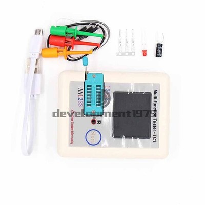 LCR - TC1 Multifunction Transistor Tester Diodes Full Color Graphics LCD Display
