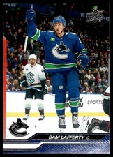 2023-24 Upper Deck Sam Lafferty Vancouver Canucks #637