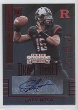 2015 Panini Contenders Draft Picks College Ticket Red Foil Gary Nova Auto d4k
