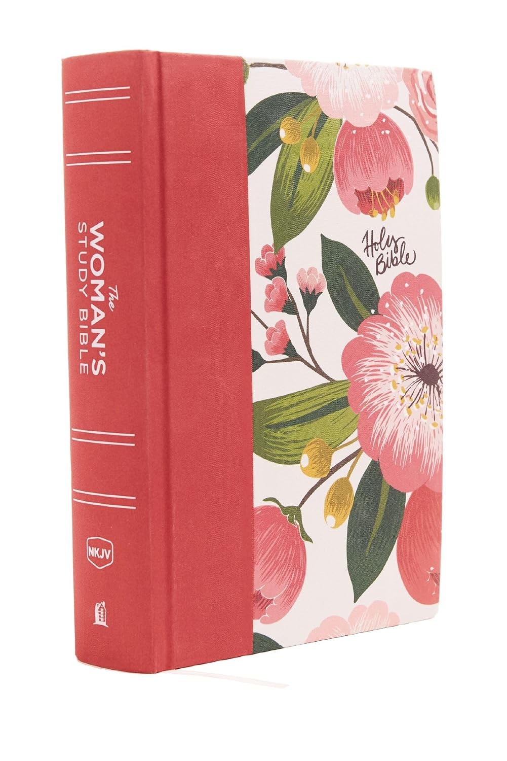 NKJV, The Woman's Study Bible, Cloth over Board, Pink Floral,... - - Image 3