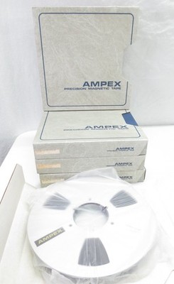 4 qty Ampex Premium Logging 705 Precision Magnetic Reel to Reel Audio Tape