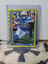 2025 Topps Chrome Football Najee Harris Yellow Wave /275 COLOR MATCH 