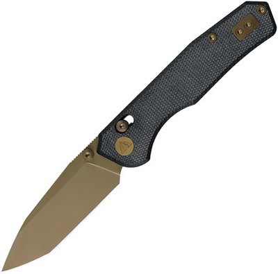 CMB Made Knives Explorer V2 Axis Lock Black Micarta Folding 14C28N Knife B22A