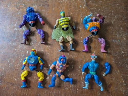 1980s VINTAGE HE-MAN MOTU FIGURE LOT FOR PARTS/REPAIR