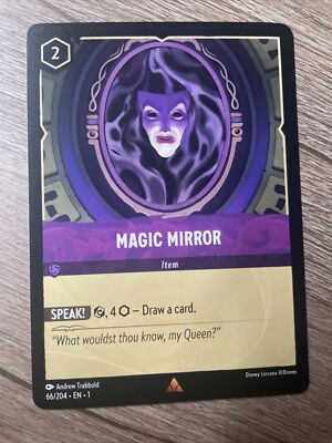 Disney Lorcana Magic Mirror Rare 66/204 NM The First Chapter Non-Foil | eBay Disney Lorcana Magic Mirror Rare 66/204 NM The First Chapter Non-Foil | eBay