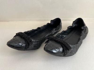 Burberry Ballerina | Broque Gooding Ballerina with Bow | Gr. 38