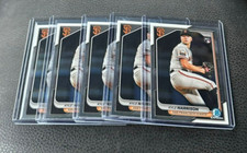 2024 Bowman Chrome Kyle Harrison Rookie 5 Card Lot