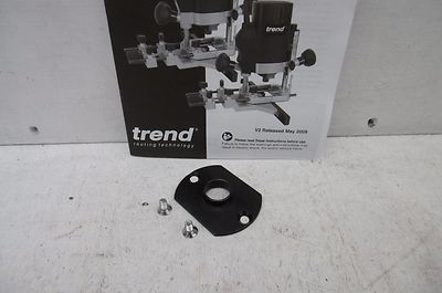 TREND 20MM STEEL TEMPLATE GUIDE BUSH & SCREWS TAKEN FROM A T5E ROUTER ...