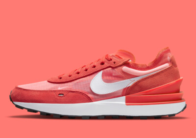Nike Mens Red Orange Waffle One SE DD8014-601 Lace Up Sneaker Shoes Size US 11.5 Nike Waffle One SE Habanero Red/White-Team Orange DD8014-601  main image 3