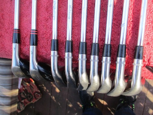 BEN HOGAN BH-5 IRONS (4-P) STEEL +1 1/4" AND 2 EDGE HYBRIDS - Picture 2 of 7