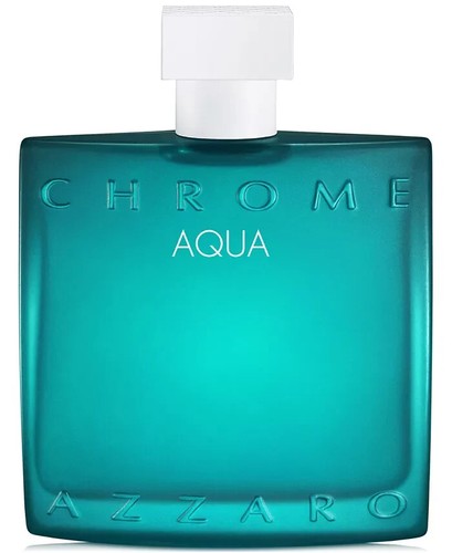 AZZARO CHROME AQUA MEN'S COLOGNE EAU DE TOILETTE 1.7 OZ/50 ML SEALED - Picture 2 of 2