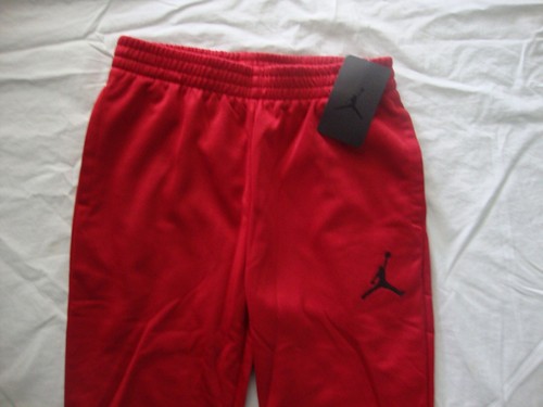 New Boys Nike 95C085-R78 Jordan Therma Pants - Size M - Gym Red & Black - Picture 12 of 12