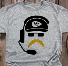 Andy Reid - Champions - Kansas CIty Chiefs - Free/Fast Ship - Super Soft T-Shirt