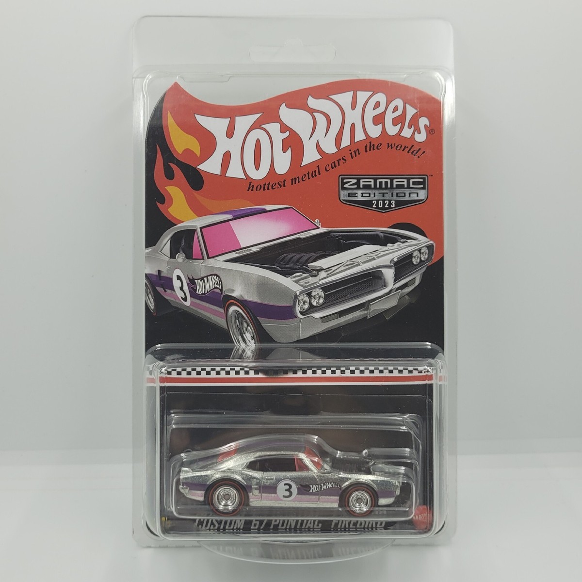 HOT WHEELS 2023 ZAMAC EDITION '67 PONTIAC FIREBIRD MAIL IN W
