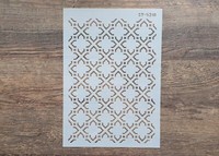 Schablone Grafisches Muster Wandtattoo Vintage Malerei Stencil ST-1010480