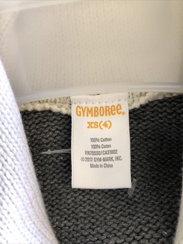 Gymboree Boy's Button Front Cardigan Sweater, Size 4 New without tags - Picture 4 of 7